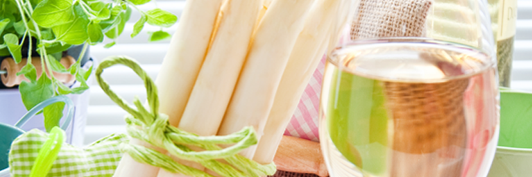Grauburgunder zu Spargel