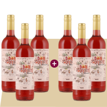 3+3 Don Quijote y Rosinante Rosado 2024