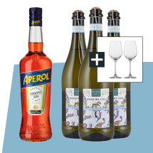 Aperol Spritz-Paket + 2 Gläser