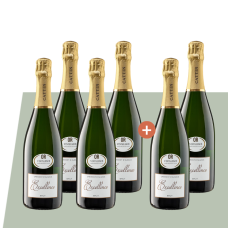 4+2 Joseph Cattin Crémant d'Alsace Brut Excellence | KI-generiert