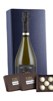 Geschenkpaket Champagner (1*Wein + 2* Schokolade im Geschenkkarton)