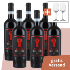 Ti amo-Rotweinpaket + versandkostenfrei (D)