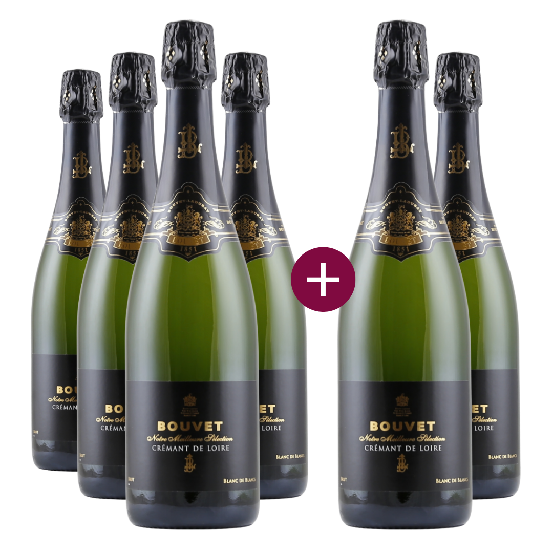 4+2 Bouvet-Ladubay Notre Meilleure Sélection Blanc de Blanc Brut (4,5 l)