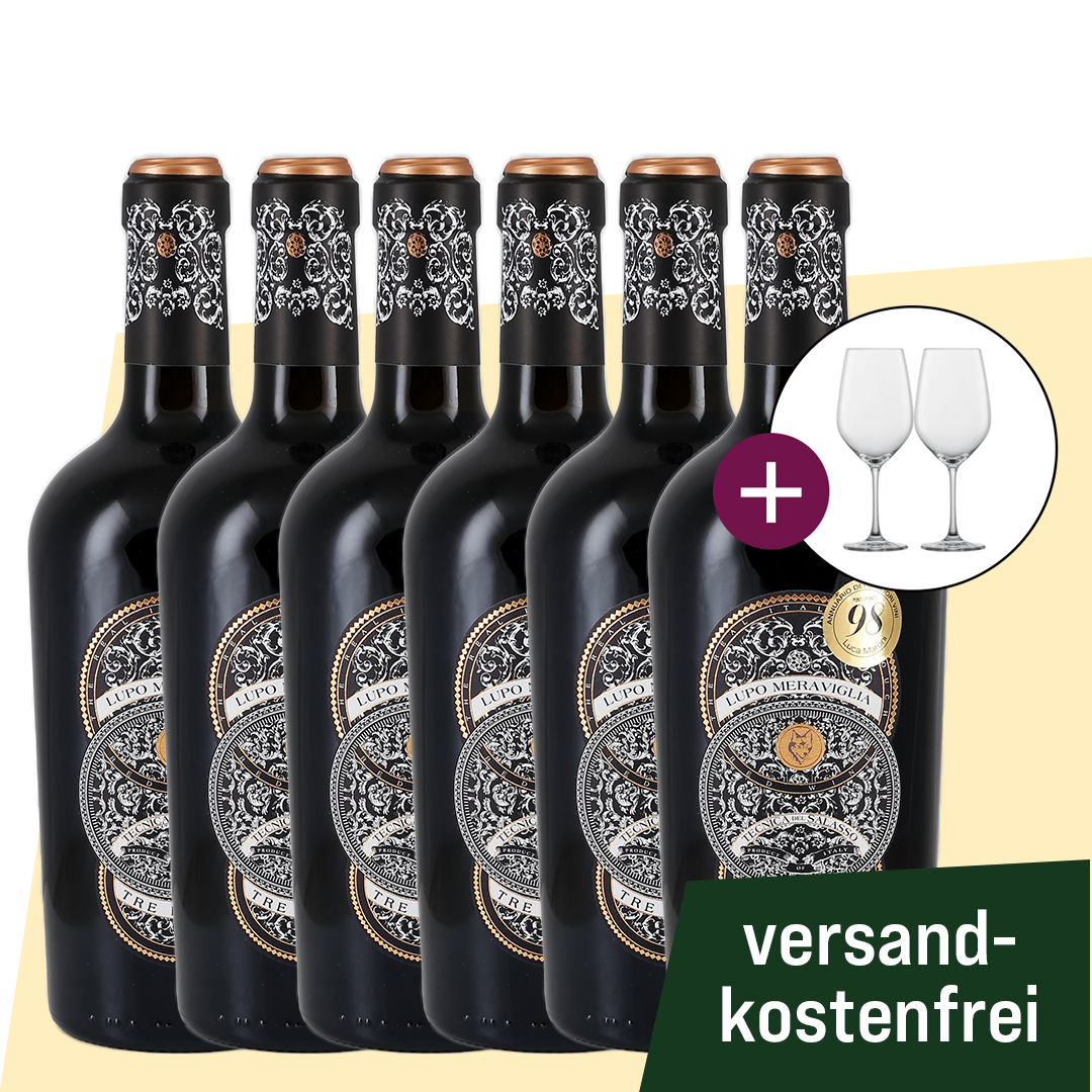 Kaminfeuer-Rotweinpaket + versandkostenfrei (D) Botter Meravino DE