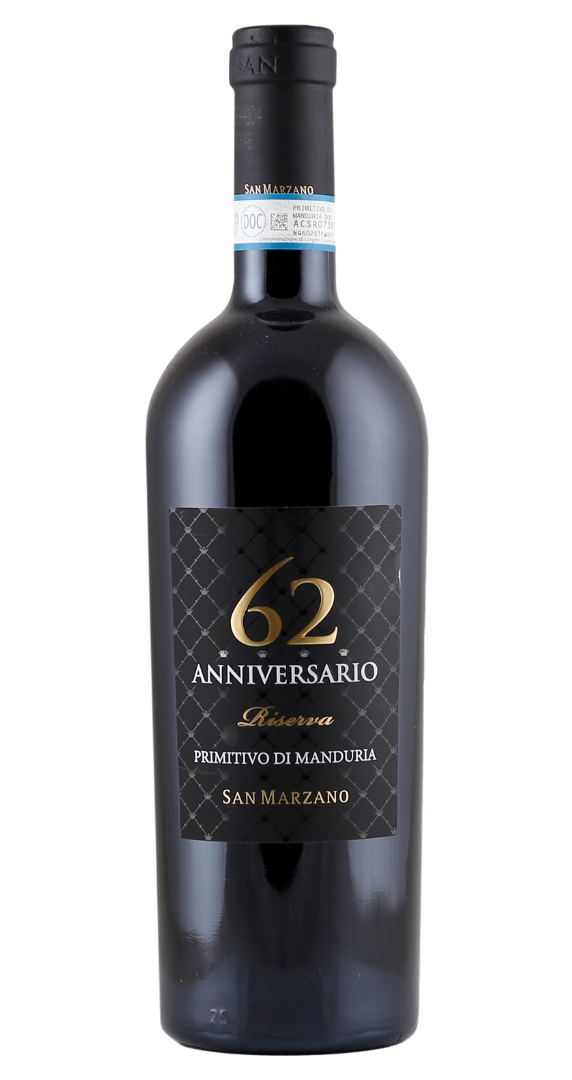 San Marzano 62 Anniversario Primitivo di Manduria Riserva 2020